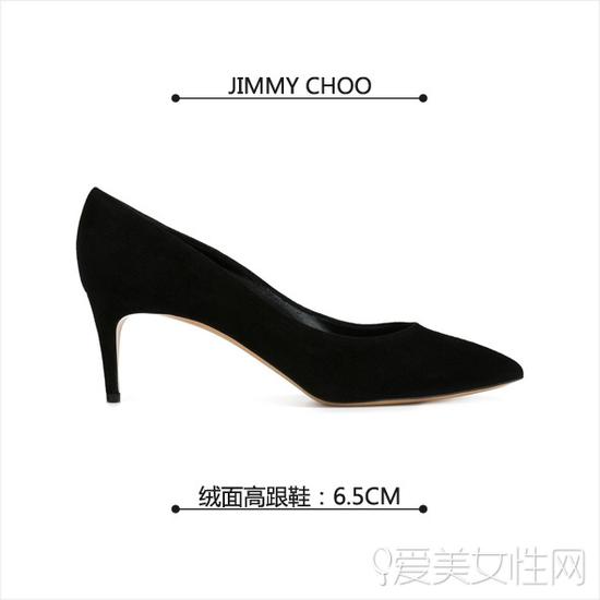 Jimmy Choo绒面高跟鞋