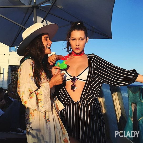 Bella Hadid;街拍;搭配;Gigi Ha