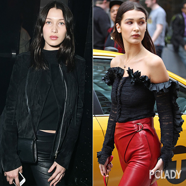 Bella Hadid;街拍;搭配;Gigi Ha