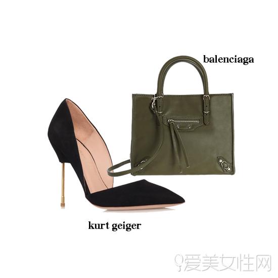 Balenciaga包包和Kurt Geige高跟鞋