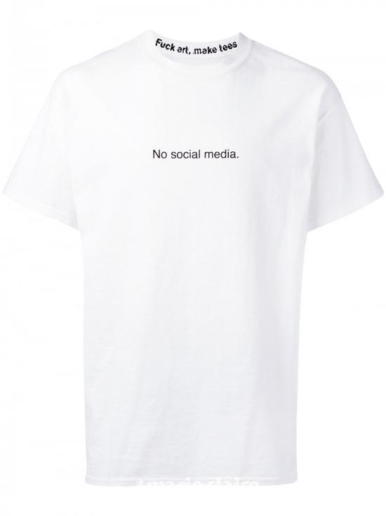 F.A.M.T. No Social Media T恤￥468